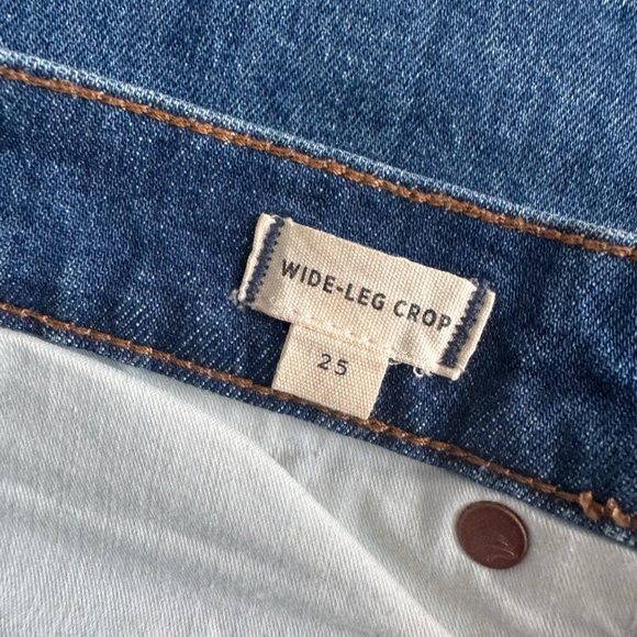Madewell Wide-Leg Crop Jeans - Picture 3 of 4